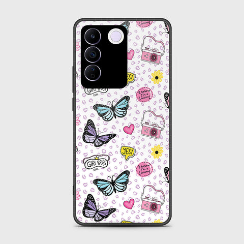 Vivo V27e Cover- Vanilla Dream Series - HQ Premium Shine Durable Shatterproof Case