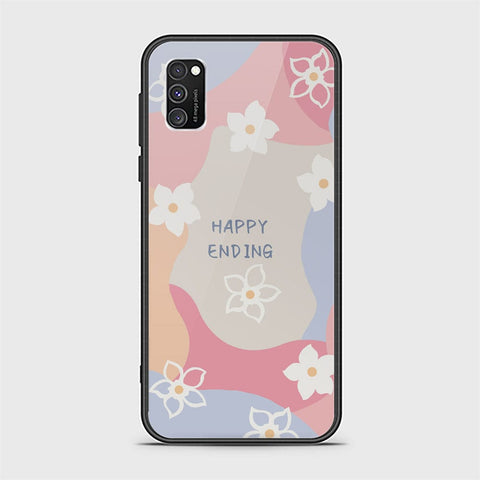 Samsung Galaxy A03s Cover - Happy Series - HQ Ultra Shine Premium Infinity Glass Soft Silicon Borders Case