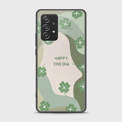 Samsung Galaxy A52s 5G Cover - Happy Series - HQ Ultra Shine Premium Infinity Glass Soft Silicon Borders Case