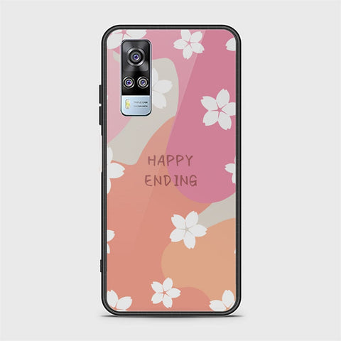 Vivo Y31 Cover - Happy Series - HQ Ultra Shine Premium Infinity Glass Soft Silicon Borders Case