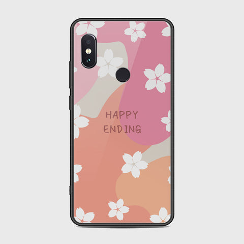 Xiaomi Redmi Note 5 AI Dual Camera Cover - Happy Series - HQ Ultra Shine Premium Infinity Glass Soft Silicon Borders Case