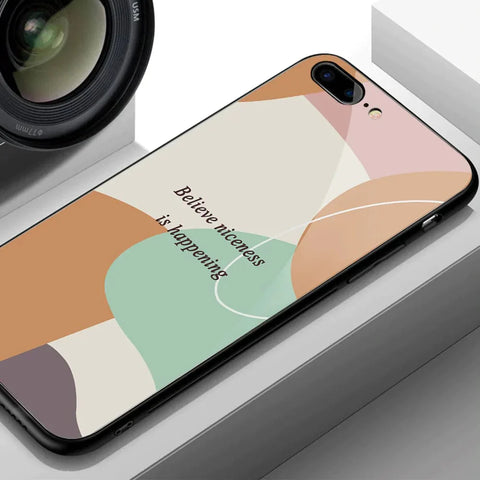 Oppo Reno 7 Lite Cover - Happy Series - HQ Ultra Shine Premium Infinity Glass Soft Silicon Borders Case (Fast Delivery)