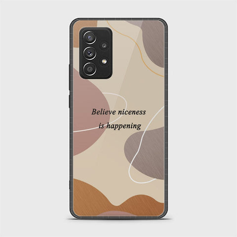 Samsung Galaxy A52s 5G Cover - Happy Series - HQ Ultra Shine Premium Infinity Glass Soft Silicon Borders Case