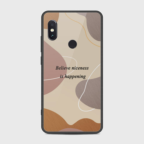 Xiaomi Redmi Note 5 AI Dual Camera Cover - Happy Series - HQ Ultra Shine Premium Infinity Glass Soft Silicon Borders Case