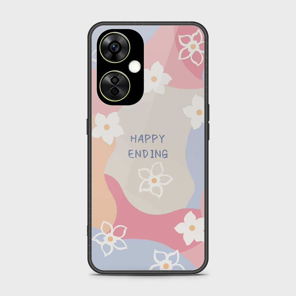 Oppo K11 Cover- Happy Series - HQ Ultra Shine Premium Infinity Glass Soft Silicon Borders Case