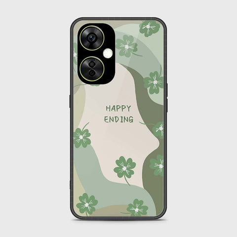 Oppo K11 Cover- Happy Series - HQ Ultra Shine Premium Infinity Glass Soft Silicon Borders Case