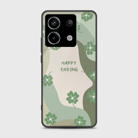 Xiaomi Poco M6 Pro 4G Cover - Happy Series - HQ Ultra Shine Premium Infinity Glass Soft Silicon Borders Case