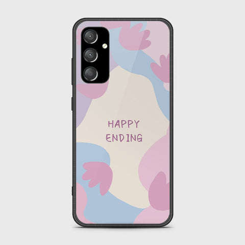 Samsung Galaxy A55 Cover- Happy Series - HQ Ultra Shine Premium Infinity Glass Soft Silicon Borders Case