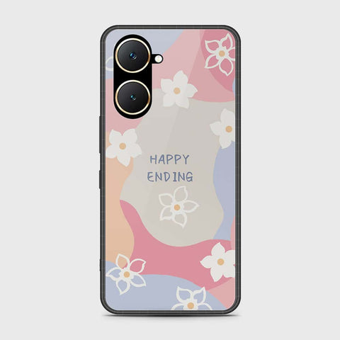 Vivo Y03t Cover- Happy Series - HQ Ultra Shine Premium Infinity Glass Soft Silicon Borders Case