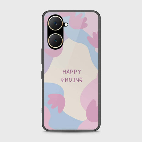 Vivo Y03 Cover- Happy Series - HQ Ultra Shine Premium Infinity Glass Soft Silicon Borders Case