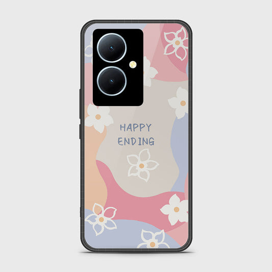 Vivo Y78 Cover - Happy Series - HQ Ultra Shine Premium Infinity Glass Soft Silicon Borders Case