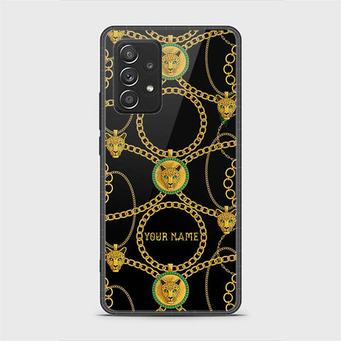 Samsung Galaxy A52s 5G Cover - Gold Series - HQ Ultra Shine Premium Infinity Glass Soft Silicon Borders Case