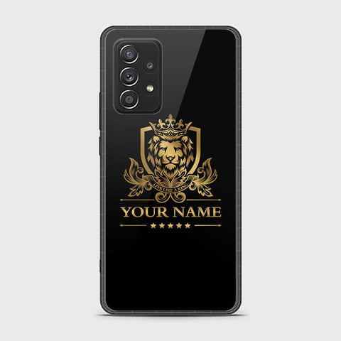 Samsung Galaxy A52s 5G Cover - Gold Series - HQ Ultra Shine Premium Infinity Glass Soft Silicon Borders Case