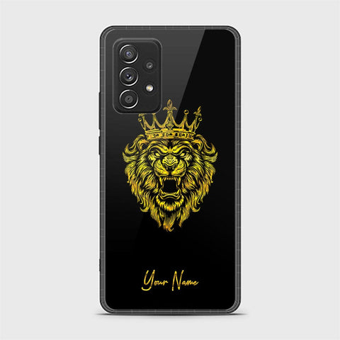 Samsung Galaxy A52s 5G Cover - Gold Series - HQ Ultra Shine Premium Infinity Glass Soft Silicon Borders Case