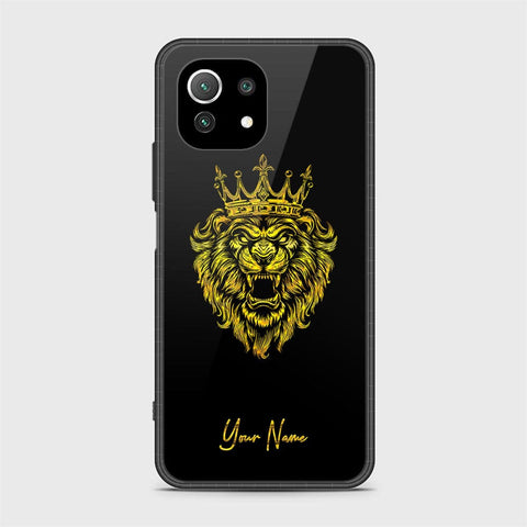 Xiaomi 11 Lite 5G NE Cover - Gold Series - HQ Ultra Shine Premium Infinity Glass Soft Silicon Borders Case