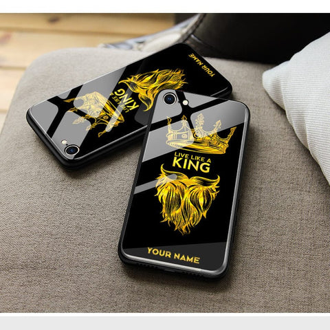 Realme C51 Cover- Gold Series - HQ Ultra Shine Premium Infinity Glass Soft Silicon Borders Case