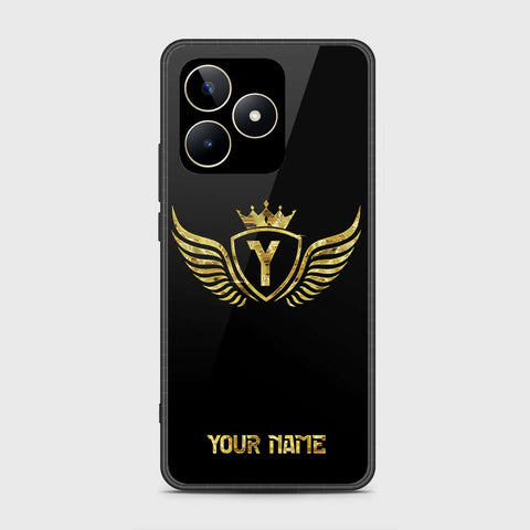 Realme Note 50 Cover- Gold Series - HQ Ultra Shine Premium Infinity Glass Soft Silicon Borders Case