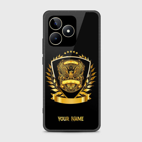 Realme Note 50 Cover- Gold Series - HQ Ultra Shine Premium Infinity Glass Soft Silicon Borders Case