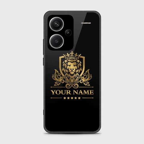 Xiaomi Redmi Note 13 Pro Plus 5G XFF Edition Cover- Gold Series - HQ Ultra Shine Premium Infinity Glass Soft Silicon Borders Case