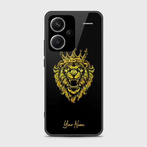 Xiaomi Redmi Note 13 Pro Plus 5G XFF Edition Cover- Gold Series - HQ Ultra Shine Premium Infinity Glass Soft Silicon Borders Case