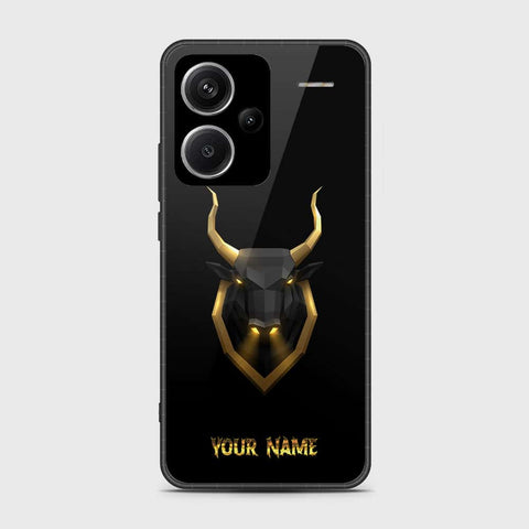 Xiaomi Redmi Note 13 Pro Plus 5G XFF Edition Cover- Gold Series - HQ Ultra Shine Premium Infinity Glass Soft Silicon Borders Case