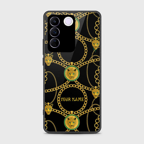 Vivo V27e Cover- Gold Series - HQ Premium Shine Durable Shatterproof Case