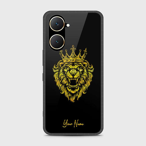 Vivo Y03 Cover- Gold Series - HQ Ultra Shine Premium Infinity Glass Soft Silicon Borders Case