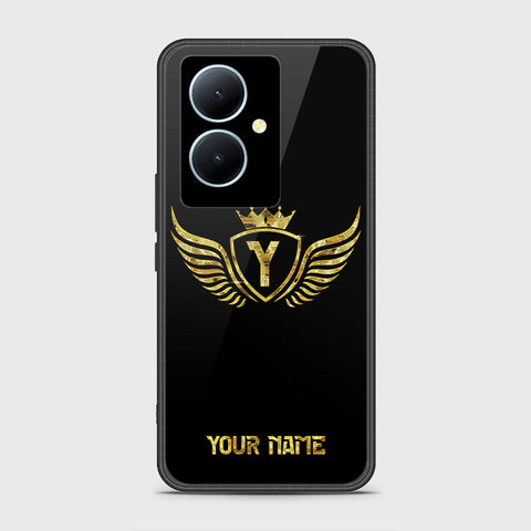 Vivo Y78 Cover - Gold Series - HQ Ultra Shine Premium Infinity Glass Soft Silicon Borders Case