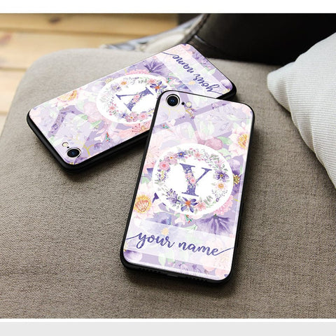 Oppo A77s Cover - Personalized Alphabet Series Series - HQ Ultra Shine Premium Infinity Glass Soft Silicon Borders Case