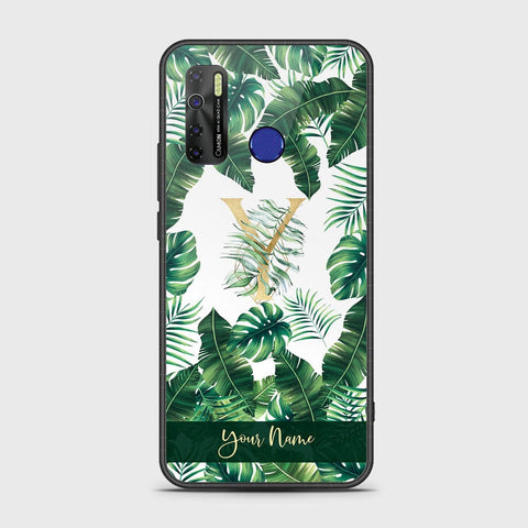 Infinix Hot 9 Cover - Personalized Alphabet Series Series - HQ Ultra Shine Premium Infinity Glass Soft Silicon Borders Case