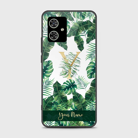 Motorola Moto G54 Cover- Personalized Alphabet Series - HQ Ultra Shine Premium Infinity Glass Soft Silicon Borders Case