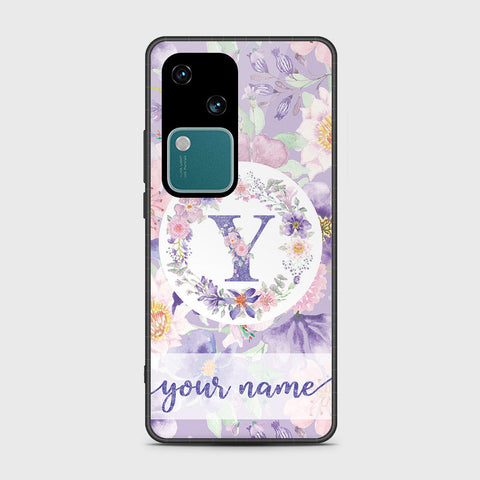 Vivo V30 Cover- Personalized Alphabet Series - HQ Premium Shine Durable Shatterproof Case