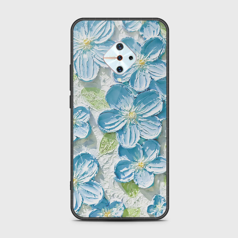 Honor 9X Pro Cover - Floral Series - Design 12 - Grey & Green - HQ Ultra Shine Premium Infinity Glass Soft Silicon Borders Case