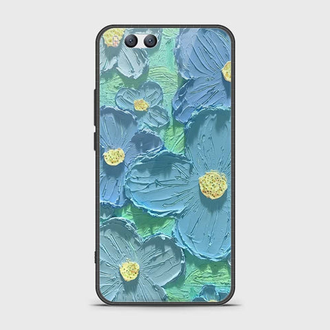 Xiaomi Mi 6 Cover - Floral Series - Design 1 - Purple & Aqua - HQ Ultra Shine Premium Infinity Glass Soft Silicon Borders Case