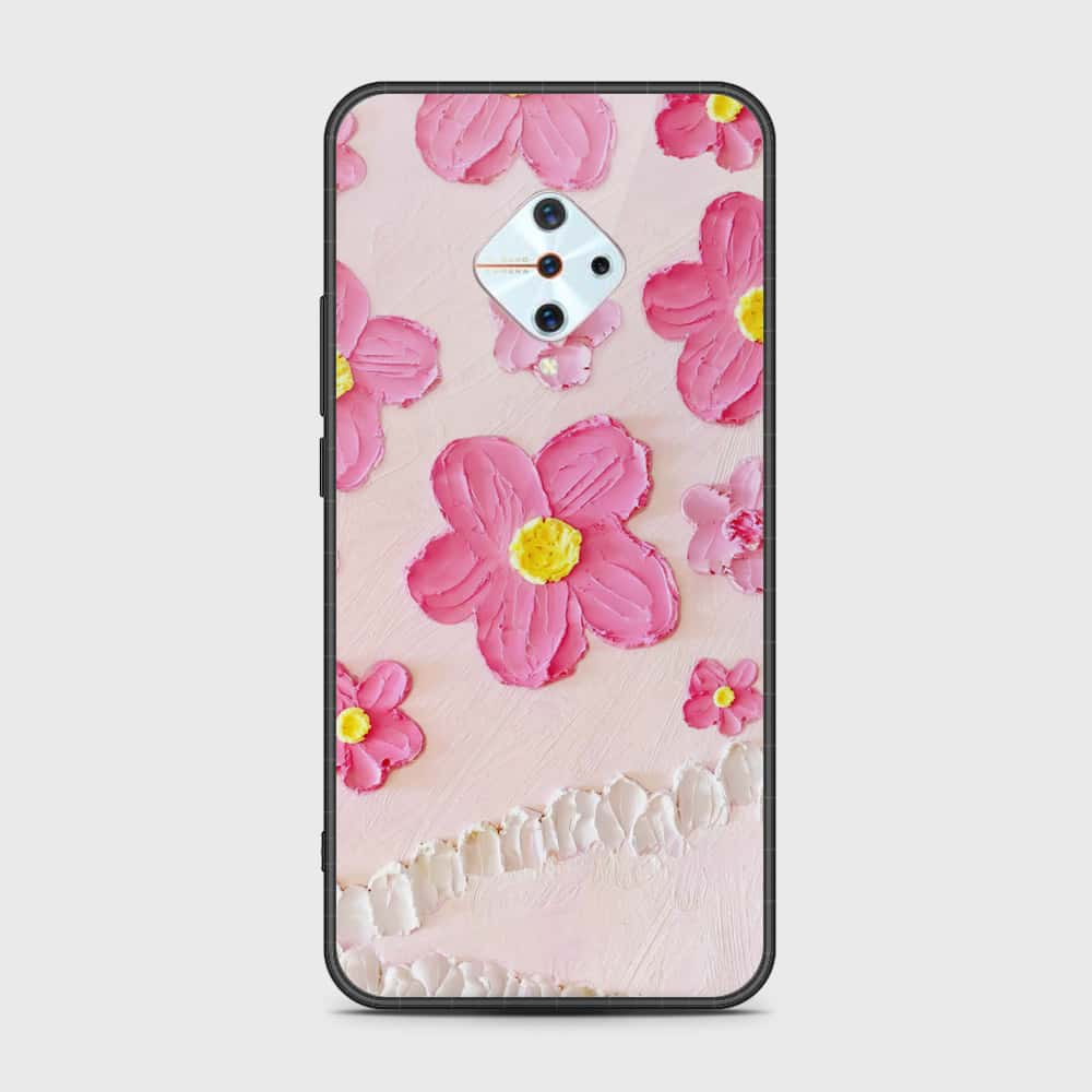 Honor 9X Pro Cover - Floral Series - Design 2 - Pink - HQ Ultra Shine Premium Infinity Glass Soft Silicon Borders Case