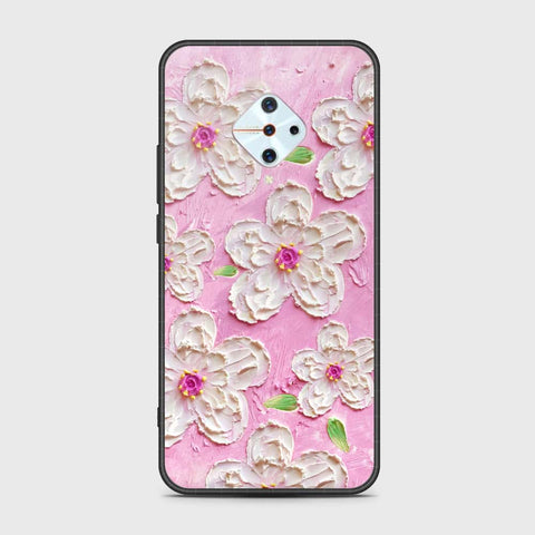 Honor 9X Pro Cover - Floral Series - Design 5 - Pink & White - HQ Ultra Shine Premium Infinity Glass Soft Silicon Borders Case