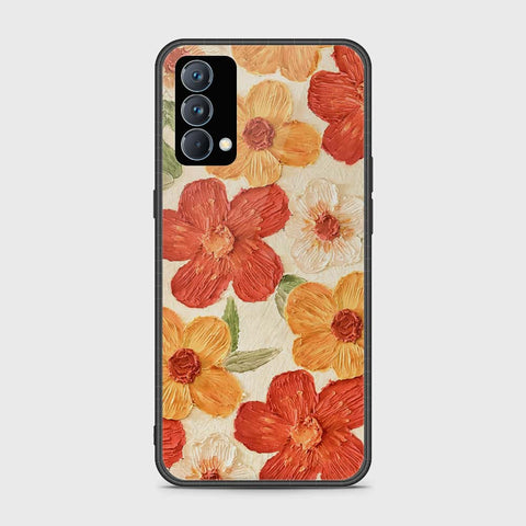 Realme GT Master Cover - Floral Series - Design 6 - Red & Orange - HQ Ultra Shine Premium Infinity Glass Soft Silicon Borders Case