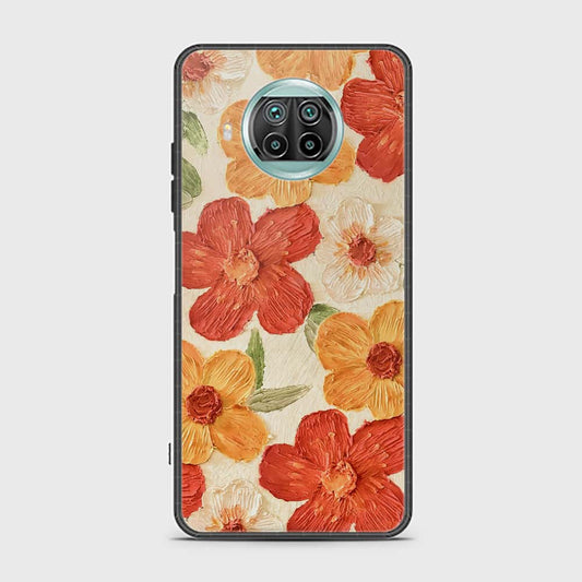 Xiaomi Mi 10T Lite Cover - Floral Series - Design 6 - Red & Orange - HQ Ultra Shine Premium Infinity Glass Soft Silicon Borders Case