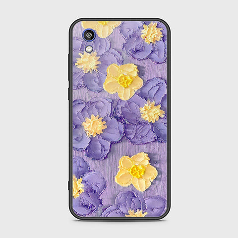 Huawei Honor 8S Cover - Floral Series - Design 8 - Pink & Yellow - HQ Ultra Shine Premium Infinity Glass Soft Silicon Borders Case