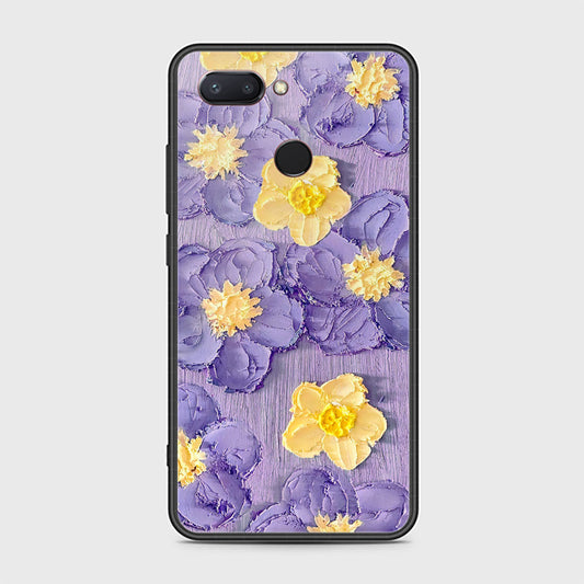 Xiaomi Mi 8 Lite Cover - Floral Series - Design 8 - Pink & Yellow - HQ Ultra Shine Premium Infinity Glass Soft Silicon Borders Case