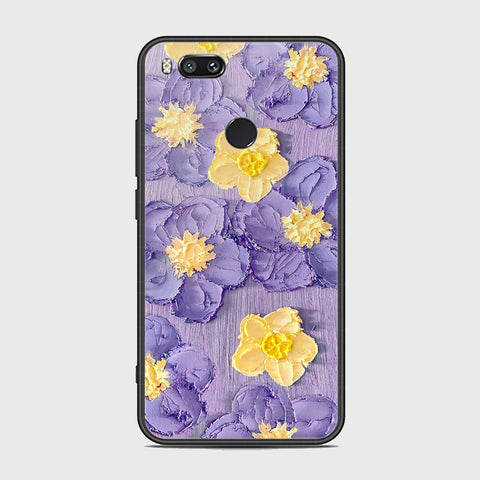 Xiaomi Redmi A1 Cover - Floral Series - Design 8 - Pink & Yellow - HQ Ultra Shine Premium Infinity Glass Soft Silicon Borders Case