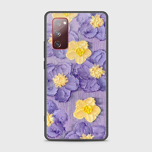 Samsung Galaxy S20 FE Cover - Floral Series - Design 8 - Pink & Yellow - HQ Ultra Shine Premium Infinity Glass Soft Silicon Borders Case