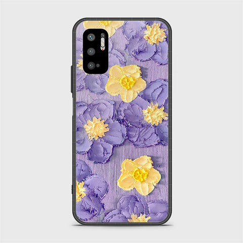 Xiaomi Redmi Note 10 5G Cover - Floral Series - Design 8 - Pink & Yellow - HQ Ultra Shine Premium Infinity Glass Soft Silicon Borders Case