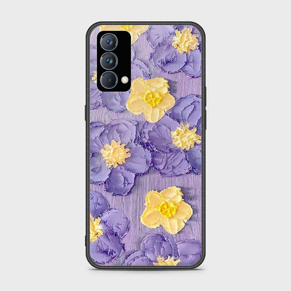 Realme GT Master Cover - Floral Series - Design 8 - Pink & Yellow - HQ Ultra Shine Premium Infinity Glass Soft Silicon Borders Case