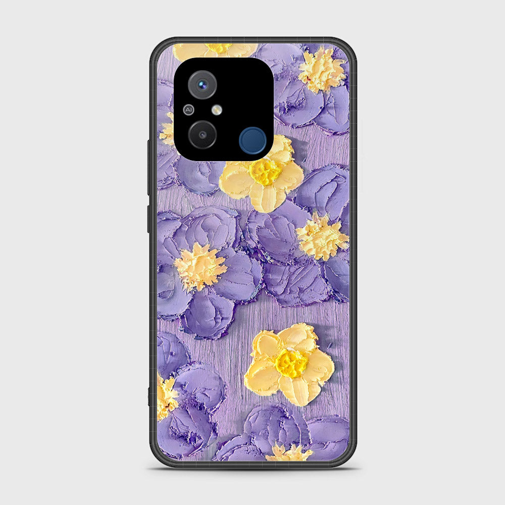 Xiaomi Poco C55 Cover - Floral Series - Design 8 - Pink & Yellow - HQ Ultra Shine Premium Infinity Glass Soft Silicon Borders Case