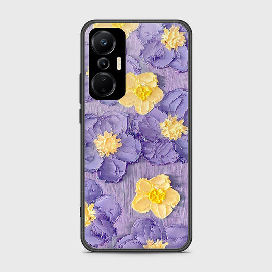 Infinix Hot 20S Cover - Floral Series - Design 8 - Pink & Yellow - HQ Ultra Shine Premium Infinity Glass Soft Silicon Borders Case