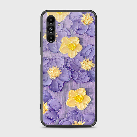 Samsung Galaxy A13 5G Cover - Floral Series - Design 8 - Pink & Yellow - HQ Ultra Shine Premium Infinity Glass Soft Silicon Borders Case