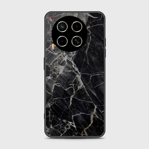 Tecno Camon 30 Cover- Black Marble Series - HQ Premium Shine Durable Shatterproof Case