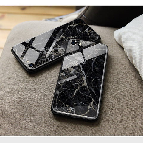 Xiaomi Poco C65 Cover- Black Marble Series - D80 - HQ Ultra Shine Premium Infinity Glass Soft Silicon Borders Case ( Fast Delivery )