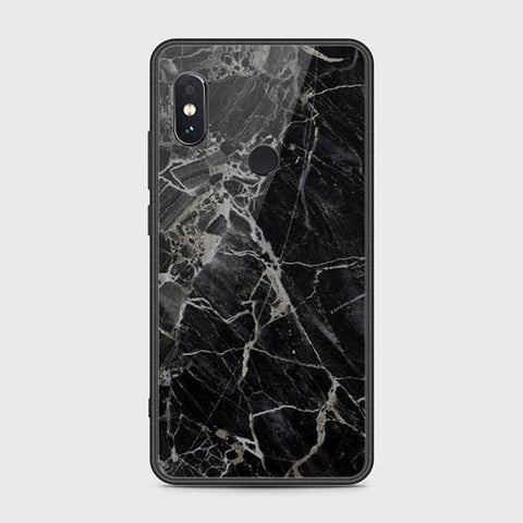 Xiaomi Redmi Note 5 AI Dual Camera Cover - Black Marble Series - HQ Ultra Shine Premium Infinity Glass Soft Silicon Borders Case